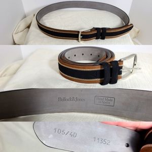 Bullock & Jones genuine leather belt